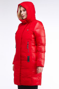 Купить Куртка зимняя женская классическая красного цвета 100-921_7Kr, фото 7