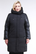 Купить Куртка зимняя женская классическая черного цвета 100-921_701Ch, фото 2