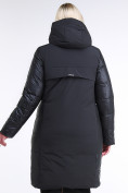 Купить Куртка зимняя женская классическая черного цвета 100-921_701Ch, фото 4