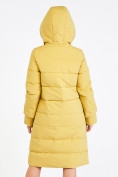 Купить Куртка зимняя женская желтого цвета 100-927_56J, фото 4