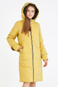 Купить Куртка зимняя женская желтого цвета 100-927_56J, фото 5