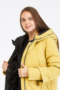 Купить Куртка зимняя женская желтого цвета 100-927_56J, фото 6