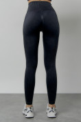 Купить Легинсы для фитнеса женские темно-серого цвета 1001TC, фото 9