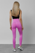 Купить Легинсы для фитнеса женские розового цвета 1002R, фото 13