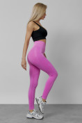 Купить Легинсы для фитнеса женские розового цвета 1002R, фото 14