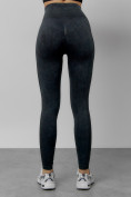 Купить Легинсы для фитнеса женские темно-серого цвета 1002TC, фото 4