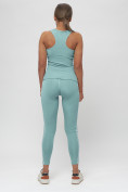 Купить Костюм для фитнеса женский бирюзового цвета 1003Br, фото 5