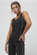 Купить Костюм для фитнеса женский черного цвета 1003Ch, фото 16