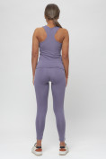 Купить Костюм для фитнеса женский фиолетового цвета 1003F, фото 6