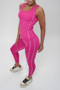 Купить Костюм для фитнеса женский розового цвета 1003R, фото 19