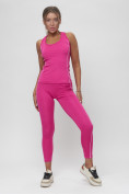 Купить Костюм для фитнеса женский розового цвета 1003R, фото 2