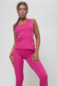 Купить Костюм для фитнеса женский розового цвета 1003R, фото 20