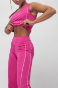 Купить Костюм для фитнеса женский розового цвета 1003R, фото 22