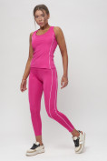 Купить Костюм для фитнеса женский розового цвета 1003R, фото 3