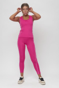 Купить Костюм для фитнеса женский розового цвета 1003R, фото 5