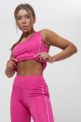 Купить Костюм для фитнеса женский розового цвета 1003R, фото 8