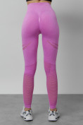 Купить Легинсы для фитнеса женские розового цвета 1004R, фото 10