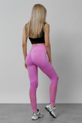 Купить Легинсы для фитнеса женские розового цвета 1004R, фото 6