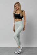 Купить Легинсы для фитнеса женские белого цвета 1005Bl, фото 16