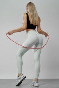 Купить Легинсы для фитнеса женские белого цвета 1005Bl, фото 9
