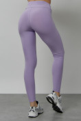 Купить Легинсы для фитнеса женские фиолетового цвета 1005F, фото 11