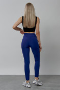 Купить Легинсы для фитнеса женские синего цвета 1005S, фото 6