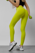 Купить Легинсы для фитнеса женские салатового цвета 1005Sl, фото 14