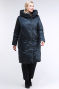 Купить Куртка зимняя женская стеганная темно-зеленый цвета 105-917_123TZ