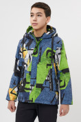 Купить Куртка демисезонная для мальчика зеленого цвета 107Z, фото 2