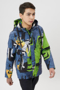 Купить Куртка демисезонная для мальчика зеленого цвета 107Z, фото 5