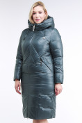 Купить Куртка зимняя женская классическая  темно-зеленый цвета 108-915_16TZ, фото 3
