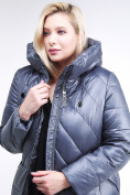 Купить Куртка зимняя женская классическая темно-серого цвета 108-915_25TC, фото 7