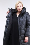 Купить Куртка зимняя женская классическая черного цвета 108-915_701Ch, фото 9