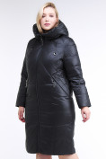 Купить Куртка зимняя женская классическая черного цвета 108-915_701Ch, фото 5