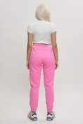 Купить Джоггеры женские на флисе зимние розового цвета 1097R, фото 4