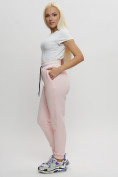 Купить Джоггеры женские на флисе зимние светло-розового цвета 1097Sz, фото 9