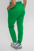 Купить Джоггеры женские на флисе зимние зеленого цвета 1097Z, фото 2