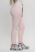 Купить Джоггеры женские на флисе зимние светло-розового цвета 1097Sz, фото 6