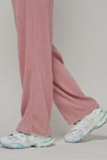 Купить Брюки трубы женские вельветовые спортивные розового цвета 109R, фото 17