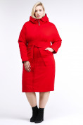 Купить Куртка зимняя женская классическая красного цвета 110-905_4Kr