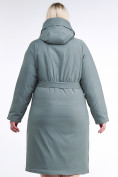 Купить Куртка зимняя женская классическая цвета хаки 110-905_7Kh, фото 5