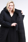 Купить Куртка зимняя женская классическая черного цвета 110-905_701Ch, фото 7