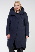 Купить Куртка зимняя женская классическая темно-синего цвета 118-932_15TS, фото 2
