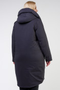 Купить Куртка зимняя женская классическая темно-серого цвета 118-932_18TC, фото 4