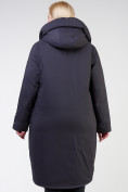 Купить Куртка зимняя женская классическая темно-серого цвета 118-932_18TC, фото 5
