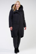 Купить Куртка зимняя женская классическая черного цвета 118-932_701Ch