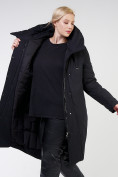 Купить Куртка зимняя женская классическая черного цвета 118-932_701Ch, фото 10