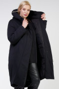 Купить Куртка зимняя женская классическая черного цвета 118-932_701Ch, фото 11
