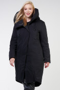 Купить Куртка зимняя женская классическая черного цвета 118-932_701Ch, фото 3