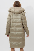 Купить Пальто утепленное женское зимние бежевого цвета 11201B, фото 7